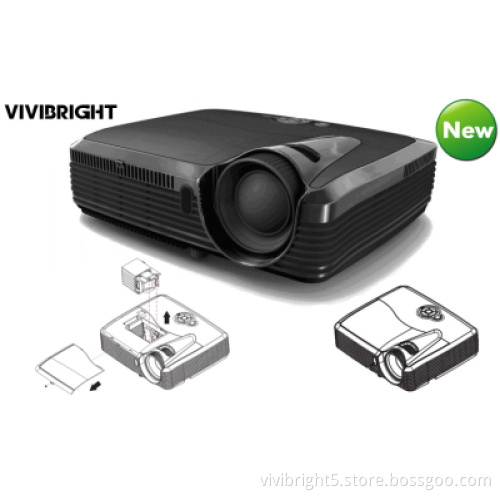 VIVIBRIGHT DLP Resolution XGA 1024X768 Pixels projector For School Education Use